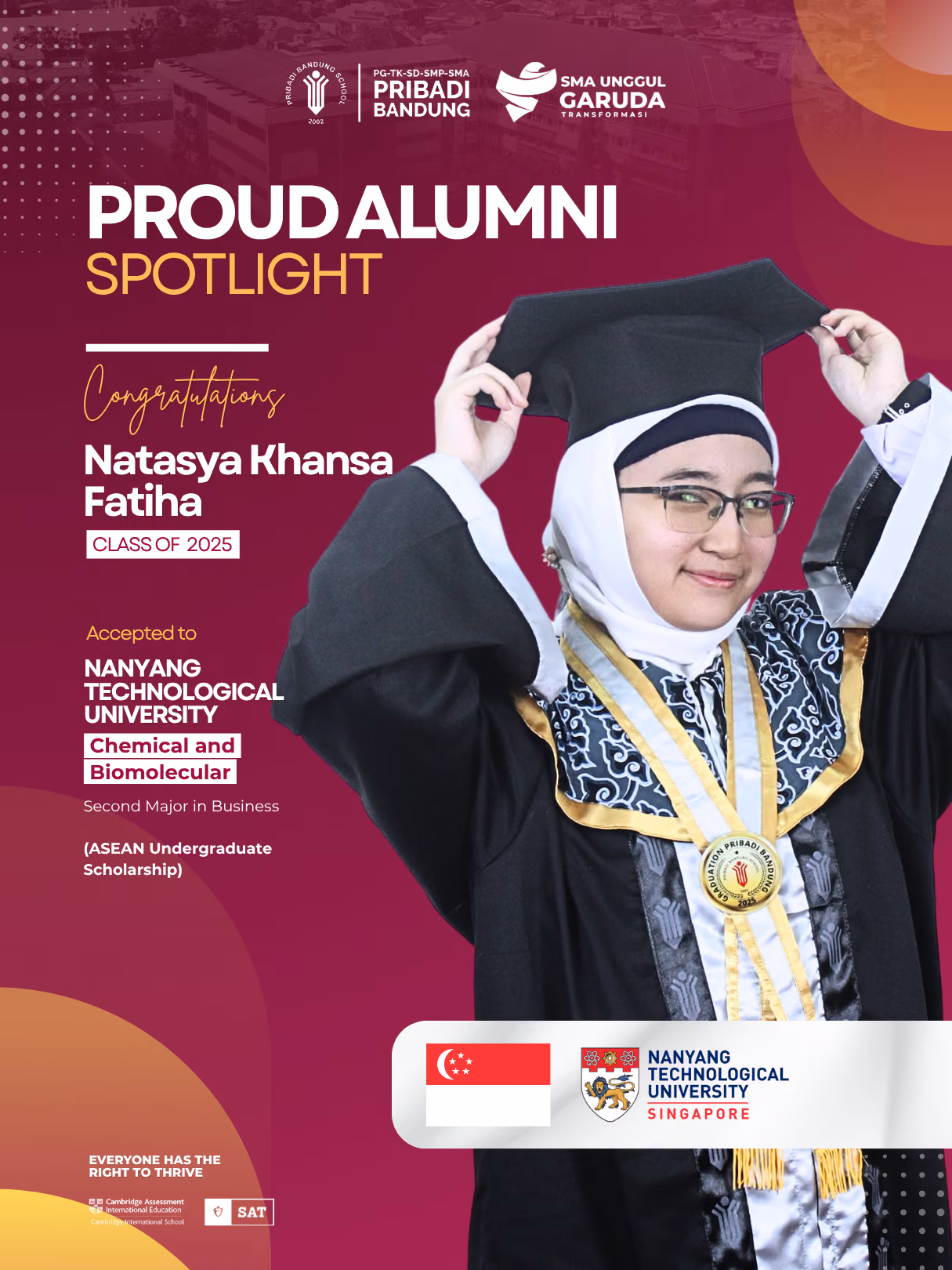 Proud Alumni Spotlight - Pribadi Bandung School 2