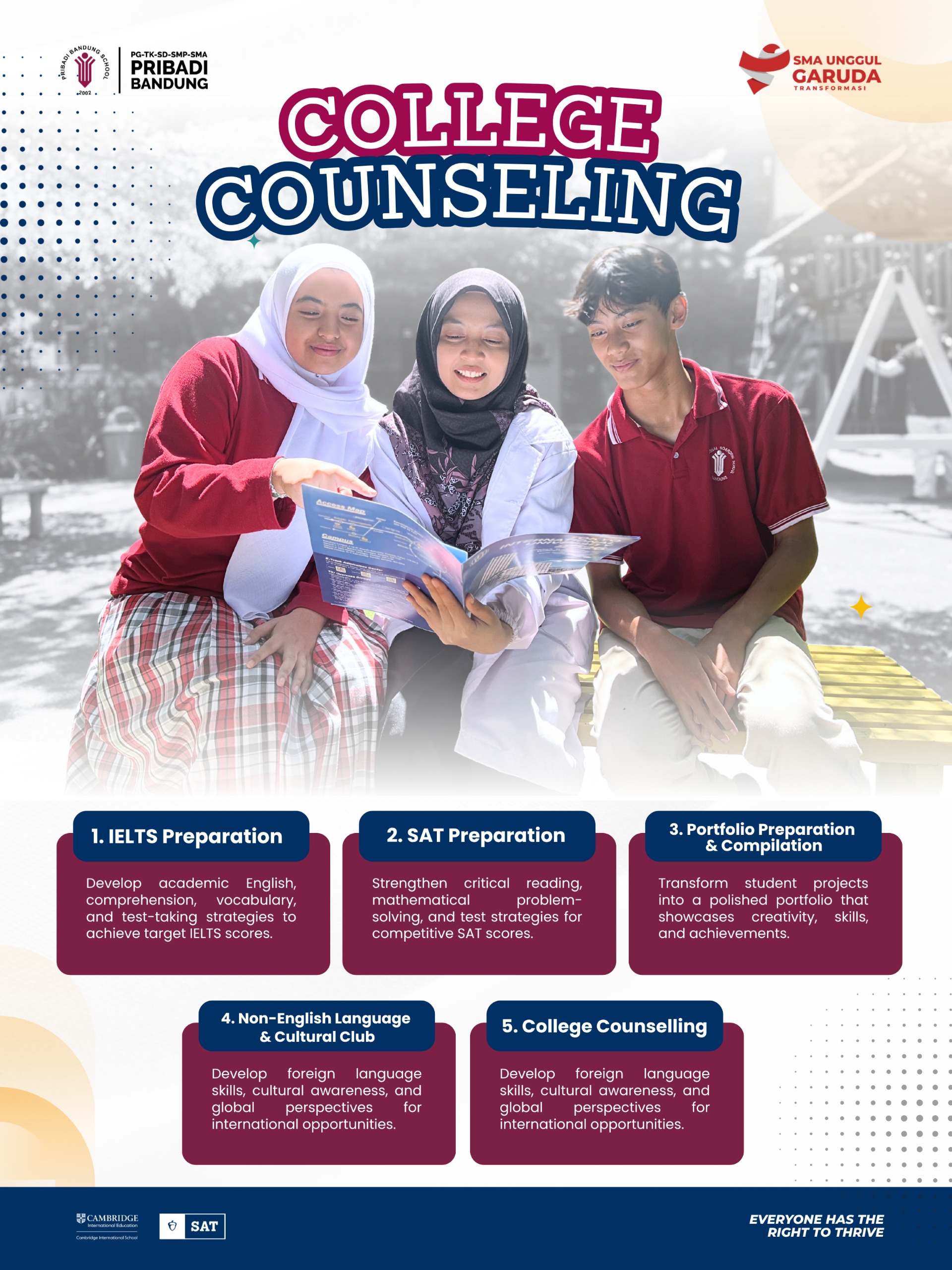 College Counseling brochure - Pribadi Bandung School